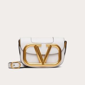 SMALL SUPERVEE CALFSKIN CROSSBODY BAG